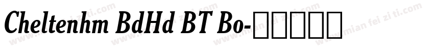 Cheltenhm BdHd BT Bo字体转换